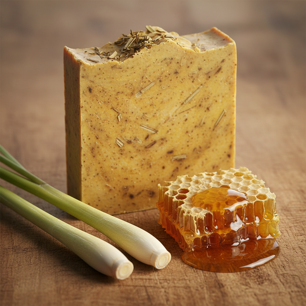 Lemongrass Honey Clay Soap